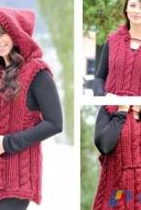 Hooded Vest by Susie Bonell - free