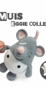 Mispeltoy Crochet - Kenzi Noe - Mouse Eggie - Muis Eggie - Dutch