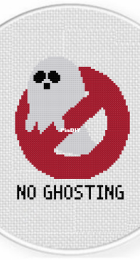 Daily Cross Stitch - Please No Ghosting