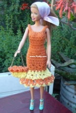 Maguinda Bolsón - Lupe dress and bag set for dolls