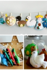 PollyChromeCrafts - Twelve Days of Christmas Garland - Felt