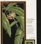 Dimensions 35251 - Tree Frog Among Leaves