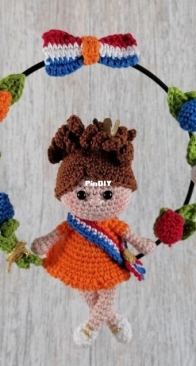 Bizzy Bee Klaske - Kings Day Pendant - Koningsdag Hanger - Dutch