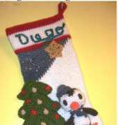 Mygurumi - Amigurumi Penguin Christmas Stocking