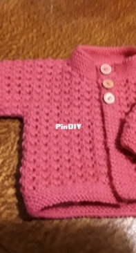 Robin baby cardigan