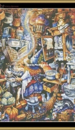 Mystic Stitch BB-29 - Kitchen Witch II by Bill Bell