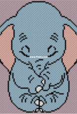 Two magic pixels - Sleeping Dumbo