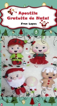 Atelie Feltros Magicos - Fran Lopes - Christmas Free - Apostila Gratuita de Natal - Portuguese - Free
