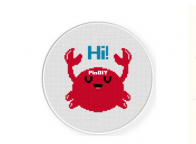 Daily Cross Stitch - Hello Crab