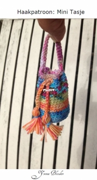 Yvonnes Crochet Art - Yvonne Blanker - Mini bag - Mini Tasje - Dutch