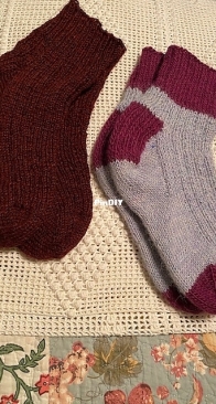 Aunt Ruthy Wool Socks by Marlana Rodgers - EnigLdy