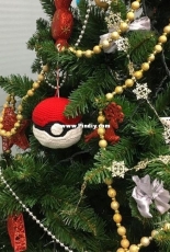 Pokeball for Xmas tree (Aradiya toys design)