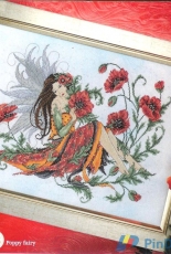 The Poppy Fairy by Joan Elliott from Cross Stitch Collection 195