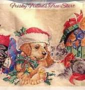 Frisky Friends Tree Skirt