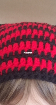 Amelia Rowley - Striped Cat Ear Beanie - Free