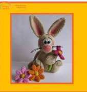 Babsies Hook - Barbara Saboth - Bunny Frederik the Flower friend - German