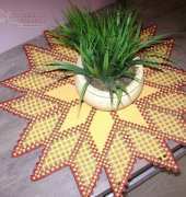 hardanger doily star -Lea Hardanger 731-German