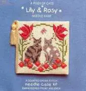 Textile Heritage - Lily & Rosy Needlecase - A Posy of Cats
