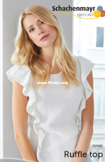 Schachenmayr-S10460-by Christelle Ledoux-Ruffle top-Free.