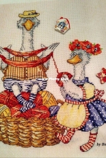 Alisena "Goose needlework/Гусиное рукоделие" by Bo