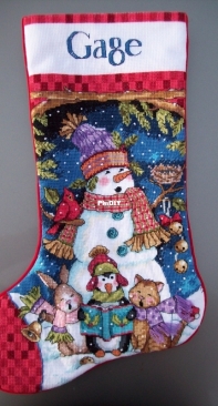 Carolers Stocking