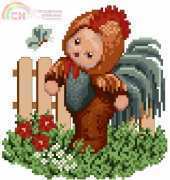 Ellen Maurer Stroh EMS Animal Babies - Rooster Baby PCS