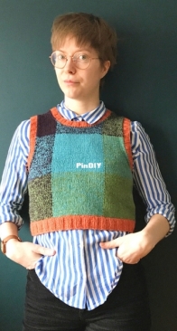 Warp vest by Sara Ottosson
