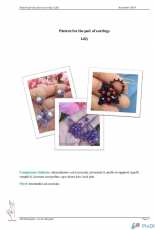 CM Handmade-Pattern for the Pair of Earring: Lilly-Italian