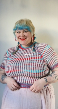 Rumble Raglan Tee by Lydia Morrow - What Lydia Made