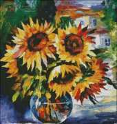 Afremov sunflowers