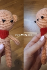 Cute amigurumi bear