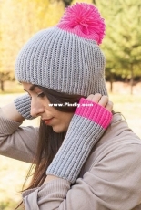 Airdrie Hat and Mitts Set by Emily Guise - free