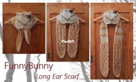 FunnyBunny Long Ear Scarf by Jeanette Stark