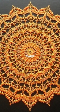 Galyna Borysova - Галина Борисова - Gerda Doily - Салфетка Gerda - Russian