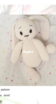 Crochet Ece - Long Eared Rabbit