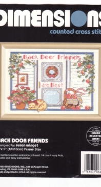 Dimensions 6653 - Back Door Friends