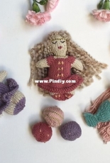 Little Girl Dolls by Anne Dresow  - English, Danish - Free