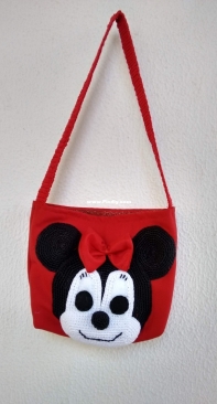 Minnie  mouse crochet  applique