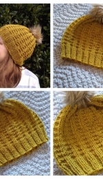 Genesis Beanie -  The Graceful Tangle - Amy Kate Sutherland