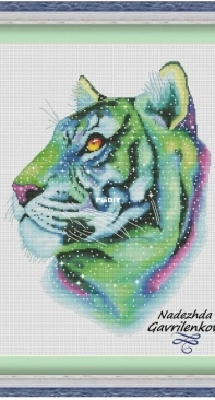 Space Tiger by Nadezhda Gavrilenkova