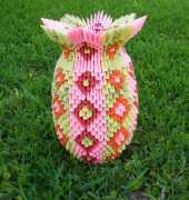 3D Origami Vase