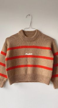 Marseille Sweater Junior by Mette-Wendelboe Okkels - PetiteKnit