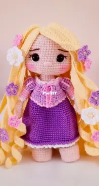 Kalu Crochet - Andry Pinzón -  Rapunzel - Spanish