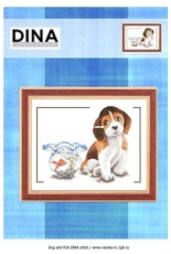 Dina Stitch - Dog And Fish - Free