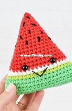 Yarn Blossom Boutique - Melissa Bradley - Watermelon Slice - Free