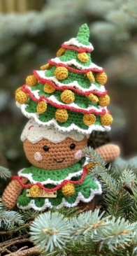 Gek op Haken - Pixel 2 Mix - Homemade Crafts - Marja Hermes - Gaby - the gingerbread child - Gaby – het peperkoekkindje - Dutch