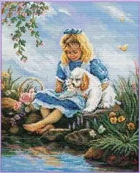 Girl by the Pond from Wonderful Moments magazine