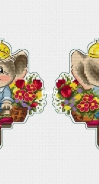 With A Smile - Baby Elephant With Flowers by Ekaterina Nemshilova