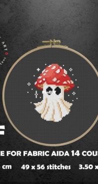 MaxStitchesArt - Mushroom Ghost