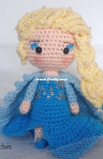 Pipizzuella Crochet - Maira Pérez Tessino - Elsa Frozen - English and Spanish - Free